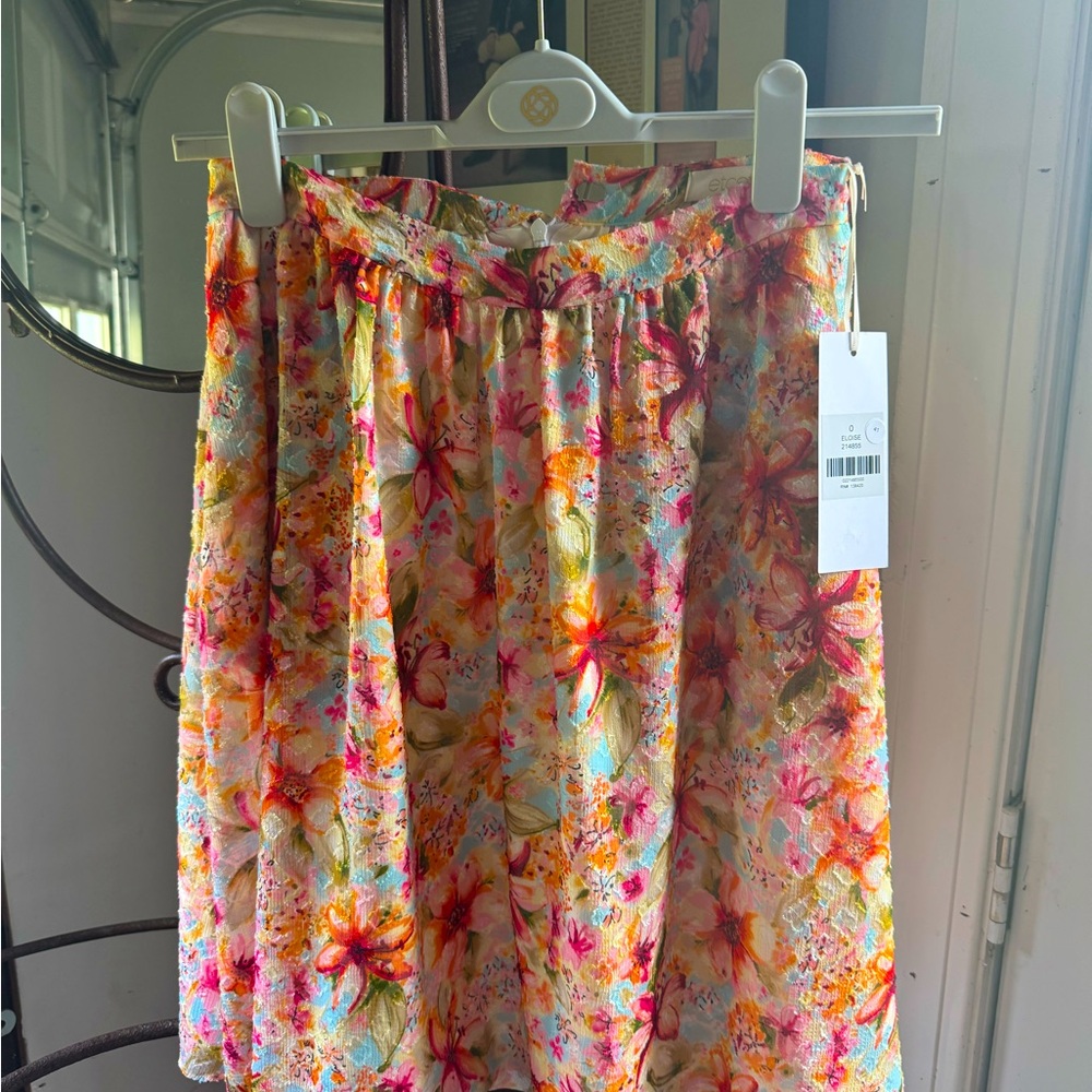 Floral Multicolor Skirt